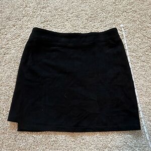 NWOT SHEIN Black Suede Mini Pencil Bodycon Skirt Size Small